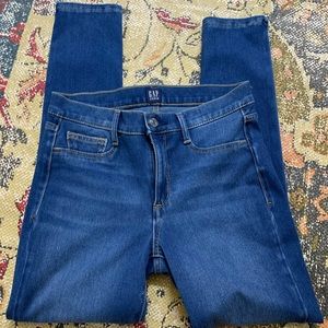 NWOT GAP knit jean leggings size 28